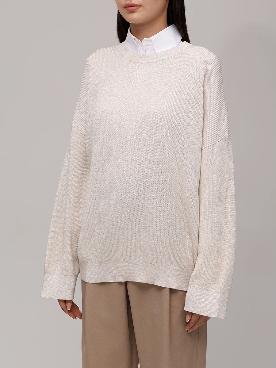 Джемпер из хлопка и вискозы