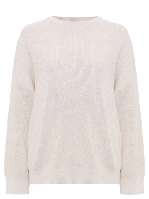 Джемпер из хлопка и вискозы BRUNELLO CUCINELLI