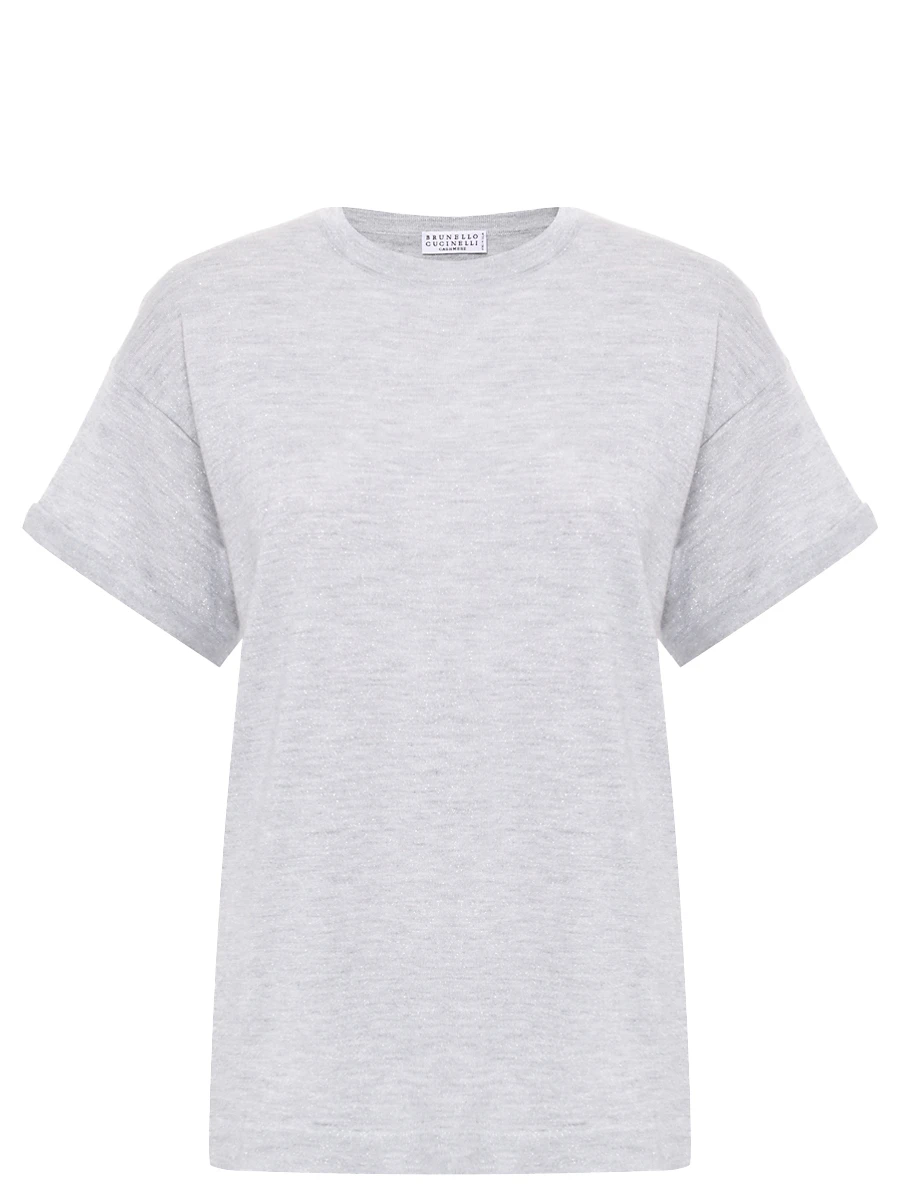 Футболка из кашемира и шелка