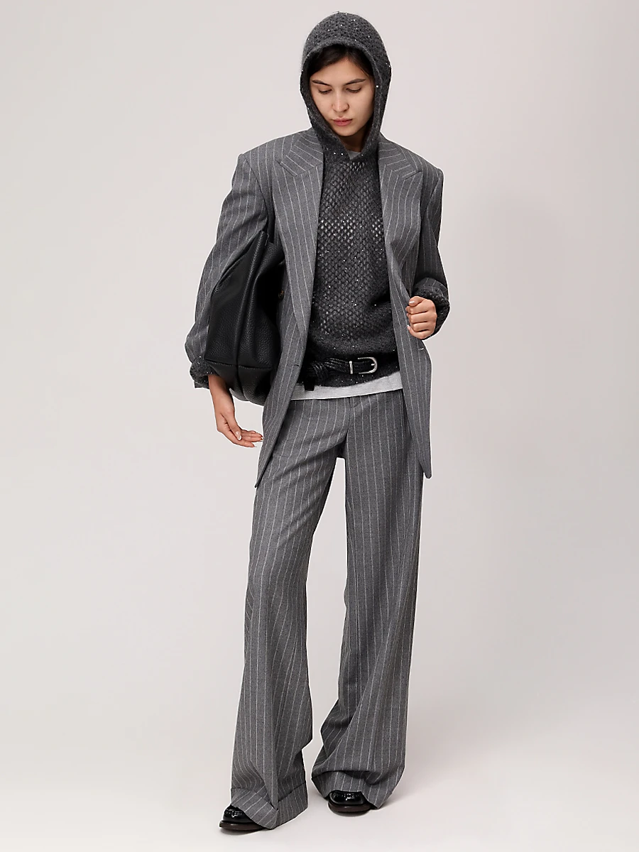 Футболка из кашемира и шелка