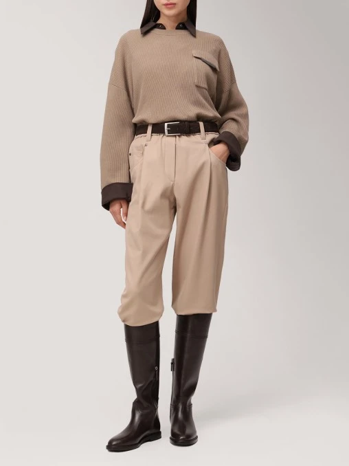 Брюки хлопковые BRUNELLO CUCINELLI