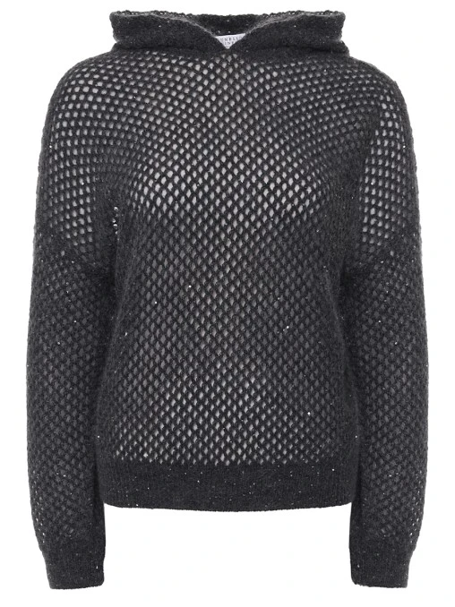 Худи из мохера BRUNELLO CUCINELLI