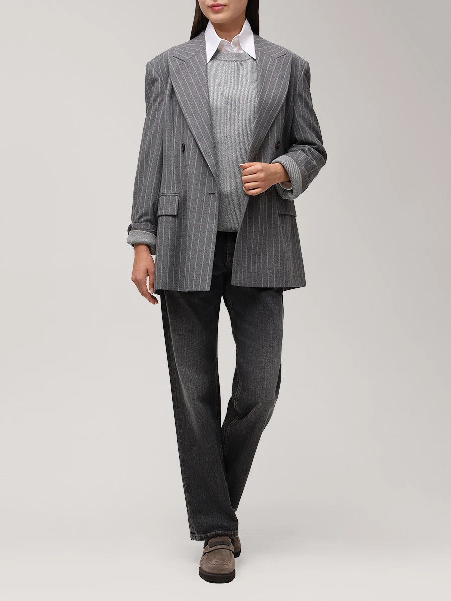 Джемпер из хлопка и вискозы