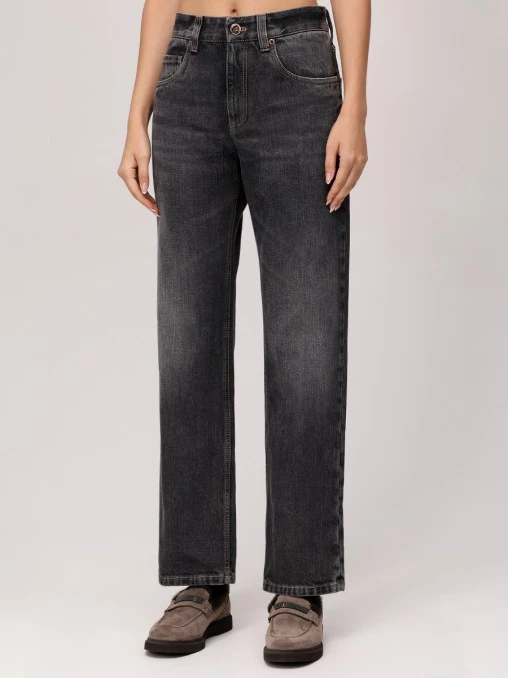Джинсы хлопковые BRUNELLO CUCINELLI