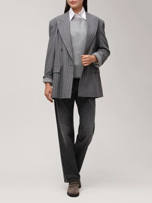 Джинсы хлопковые BRUNELLO CUCINELLI