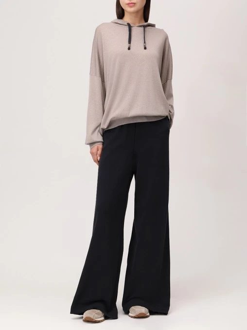 Худи из кашемира и шелка BRUNELLO CUCINELLI