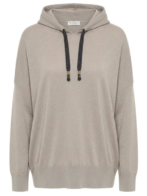 Худи из кашемира и шелка BRUNELLO CUCINELLI