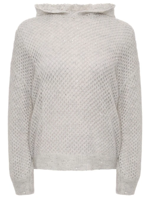 Худи из мохера BRUNELLO CUCINELLI