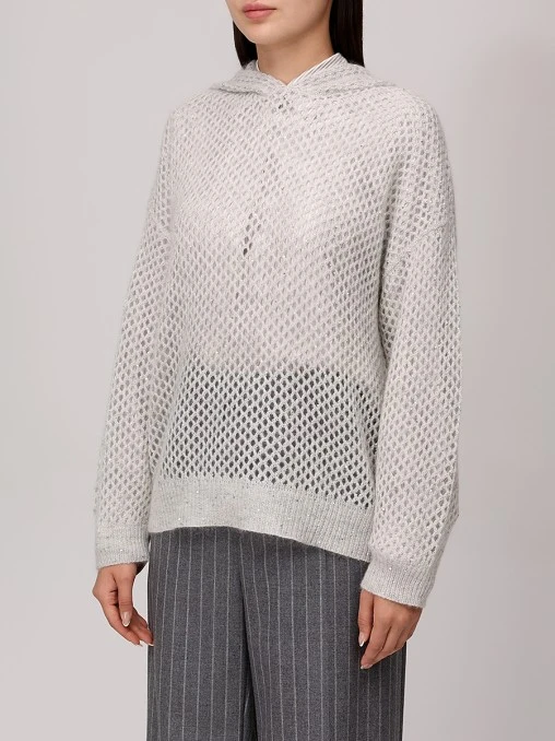 Худи из мохера BRUNELLO CUCINELLI