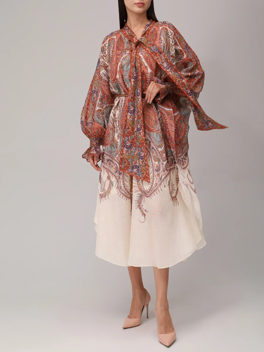 Платье из рами