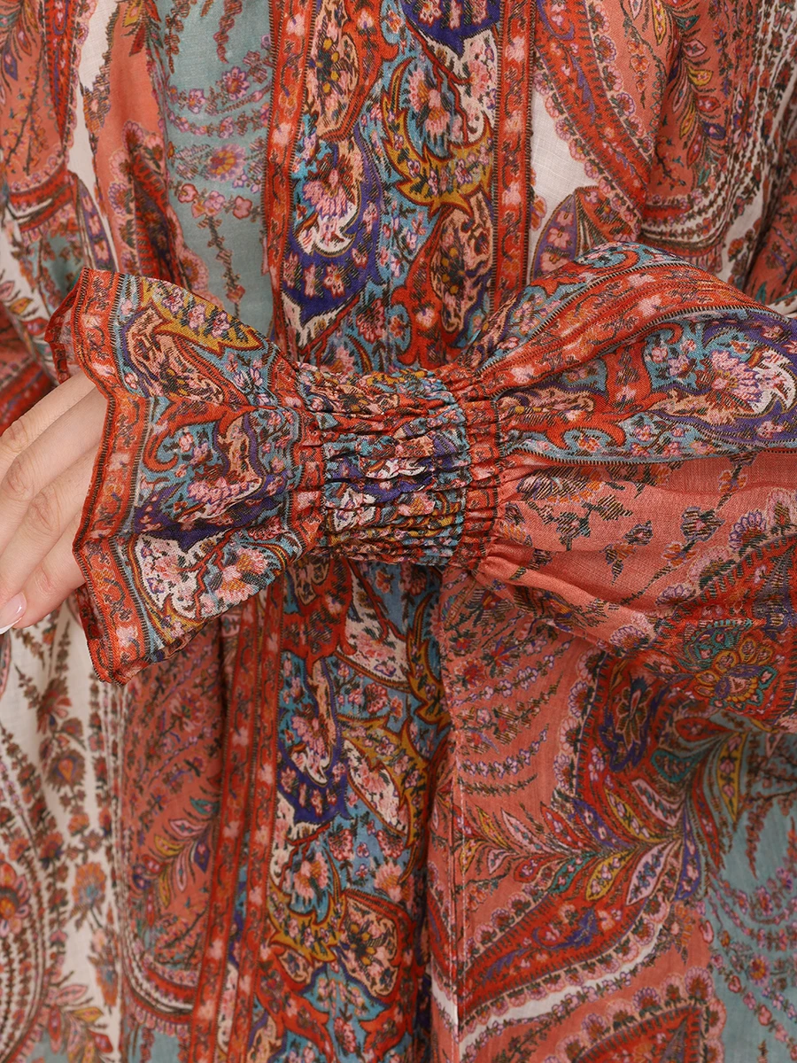 Платье из рами