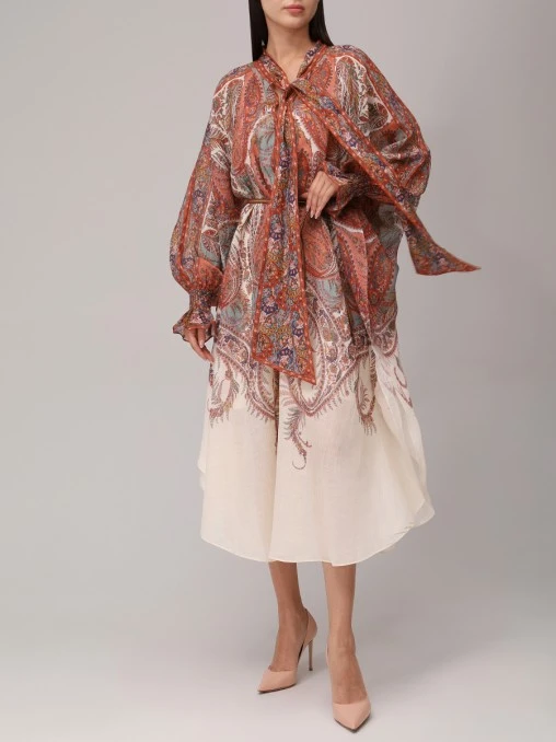 Платье из рами ZIMMERMANN