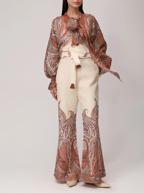 Блуза из рами ZIMMERMANN