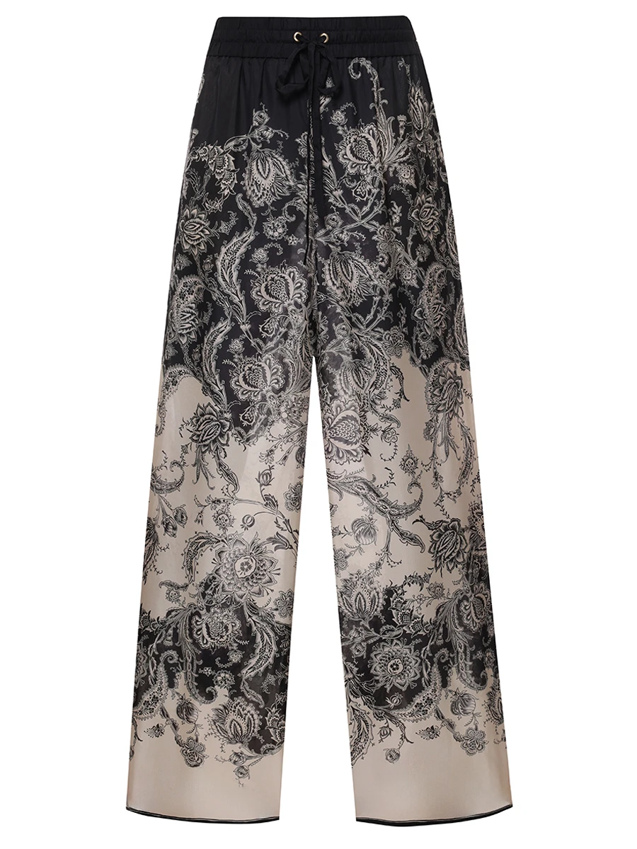 Брюки шелковые