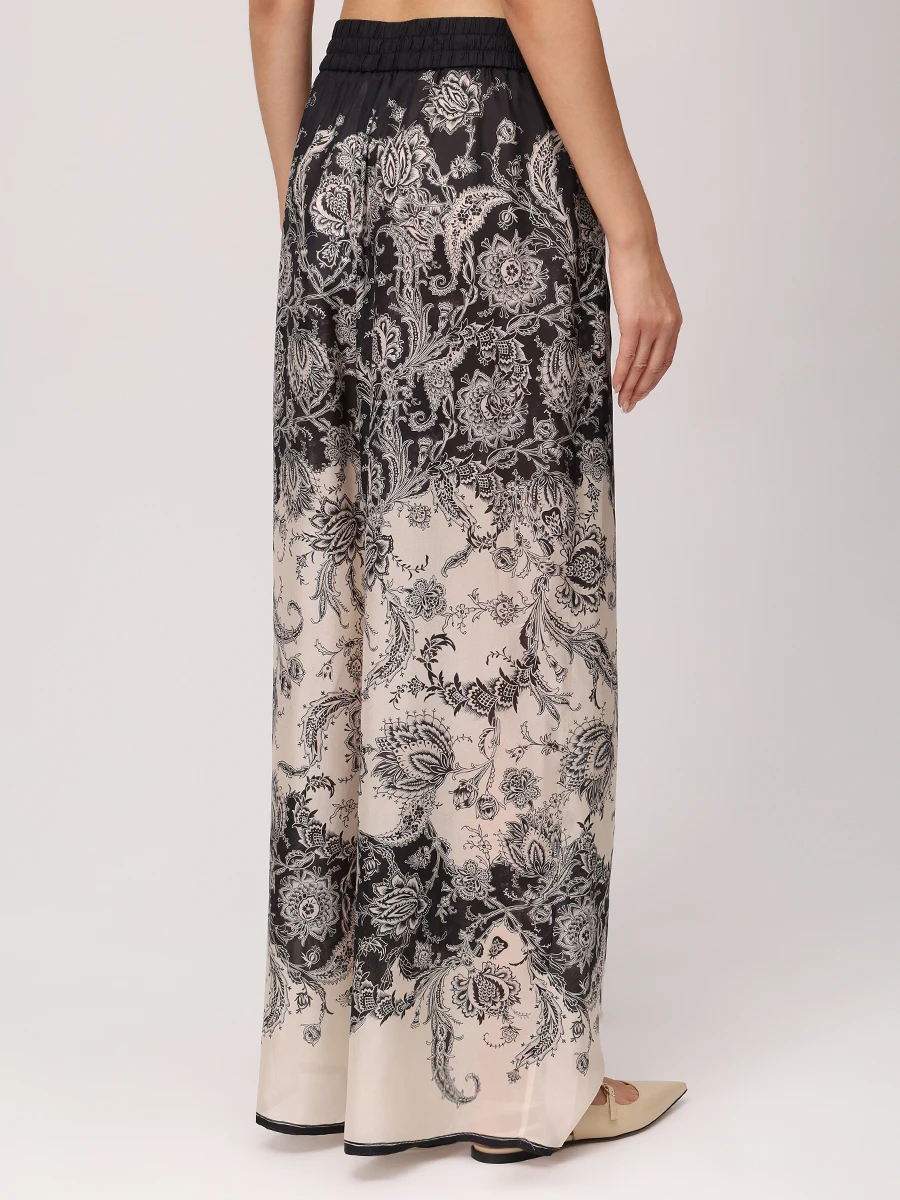 Брюки шелковые