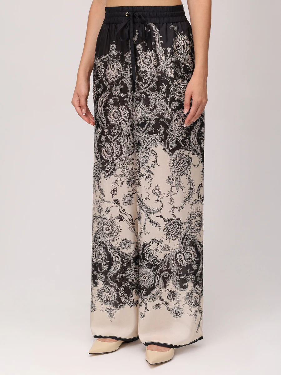 Брюки шелковые