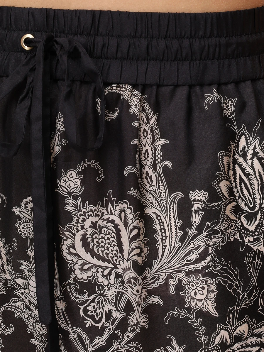 Брюки шелковые