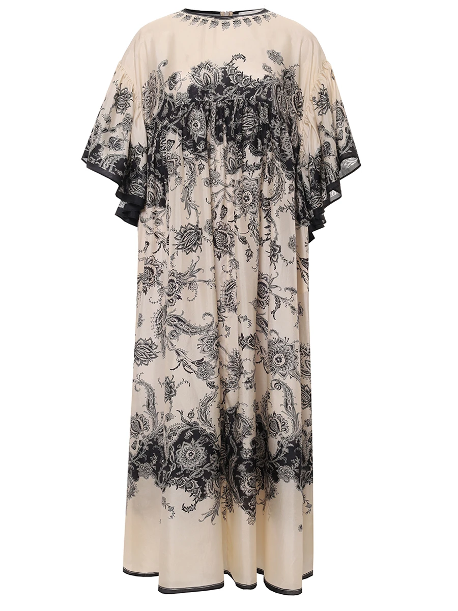 Платье шелковое