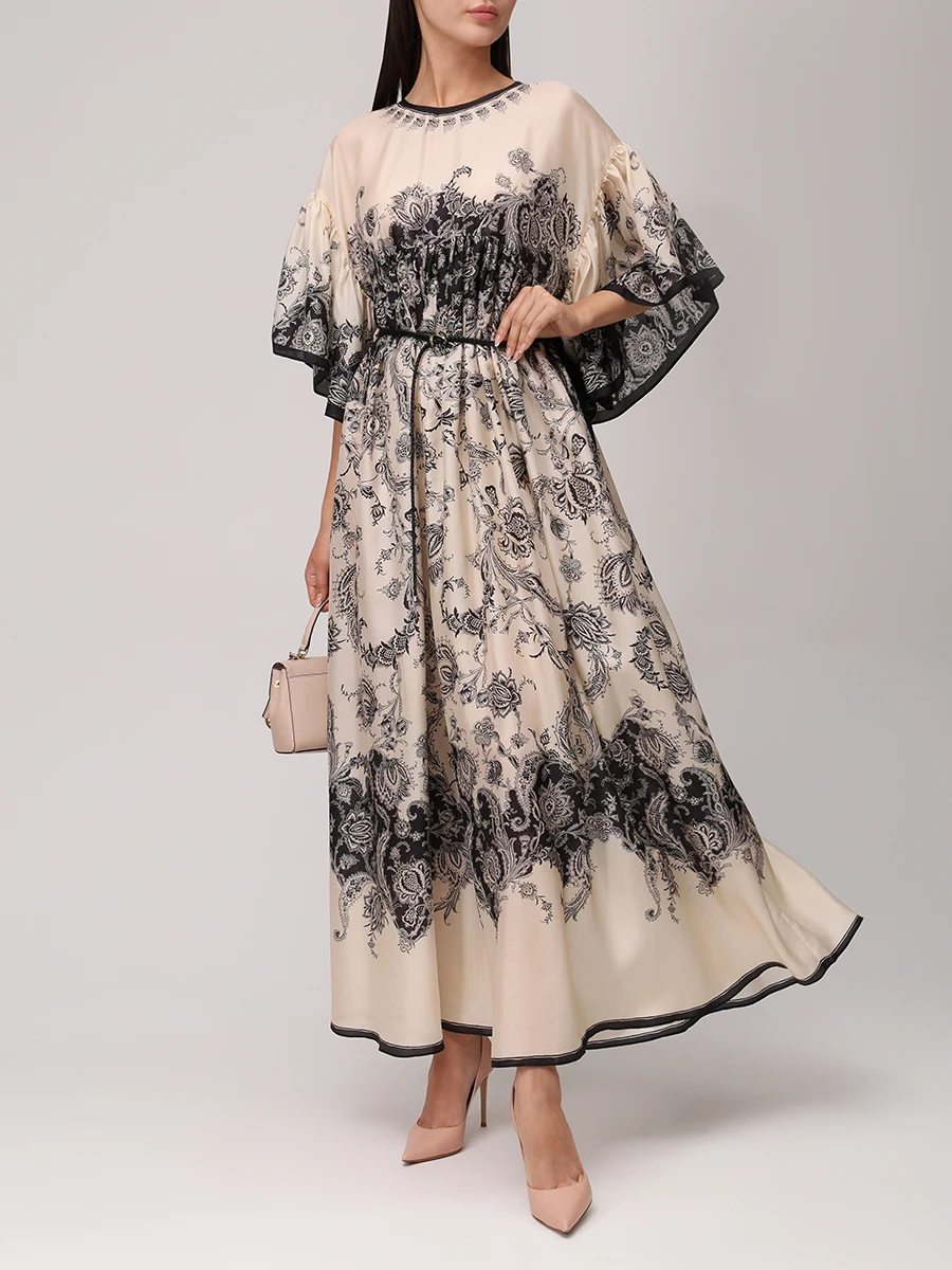 Платье шелковое