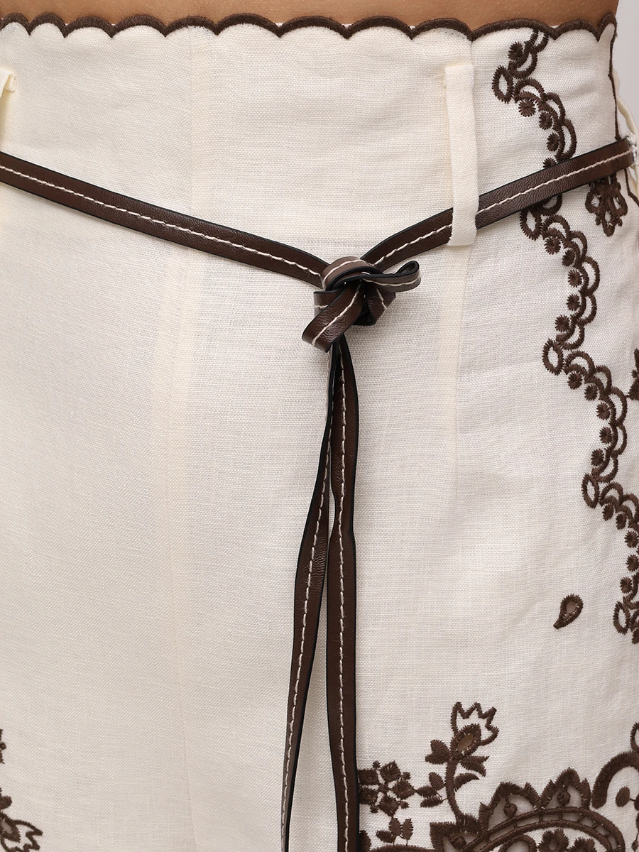 Шорты льняные