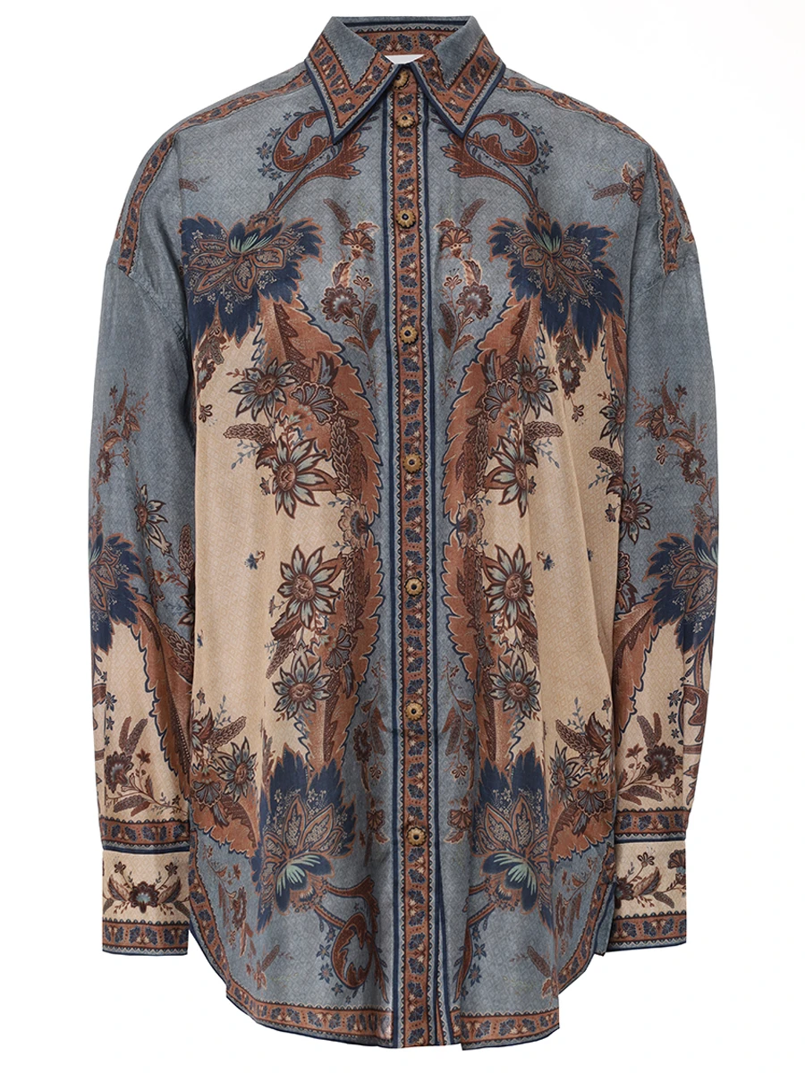 Блуза шелковая