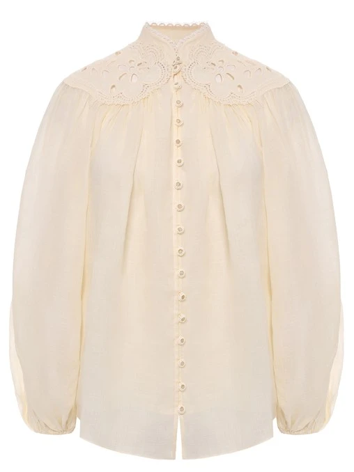 Блуза из рами ZIMMERMANN