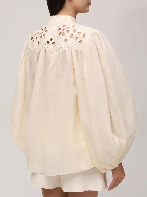 Блуза из рами ZIMMERMANN