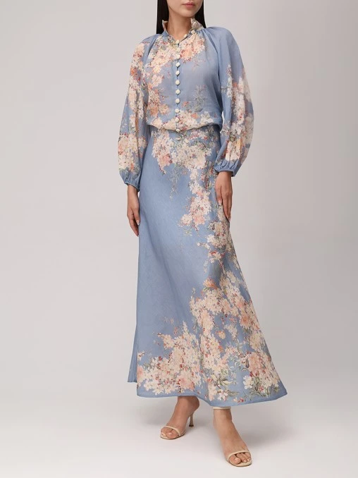 Юбка льняная ZIMMERMANN