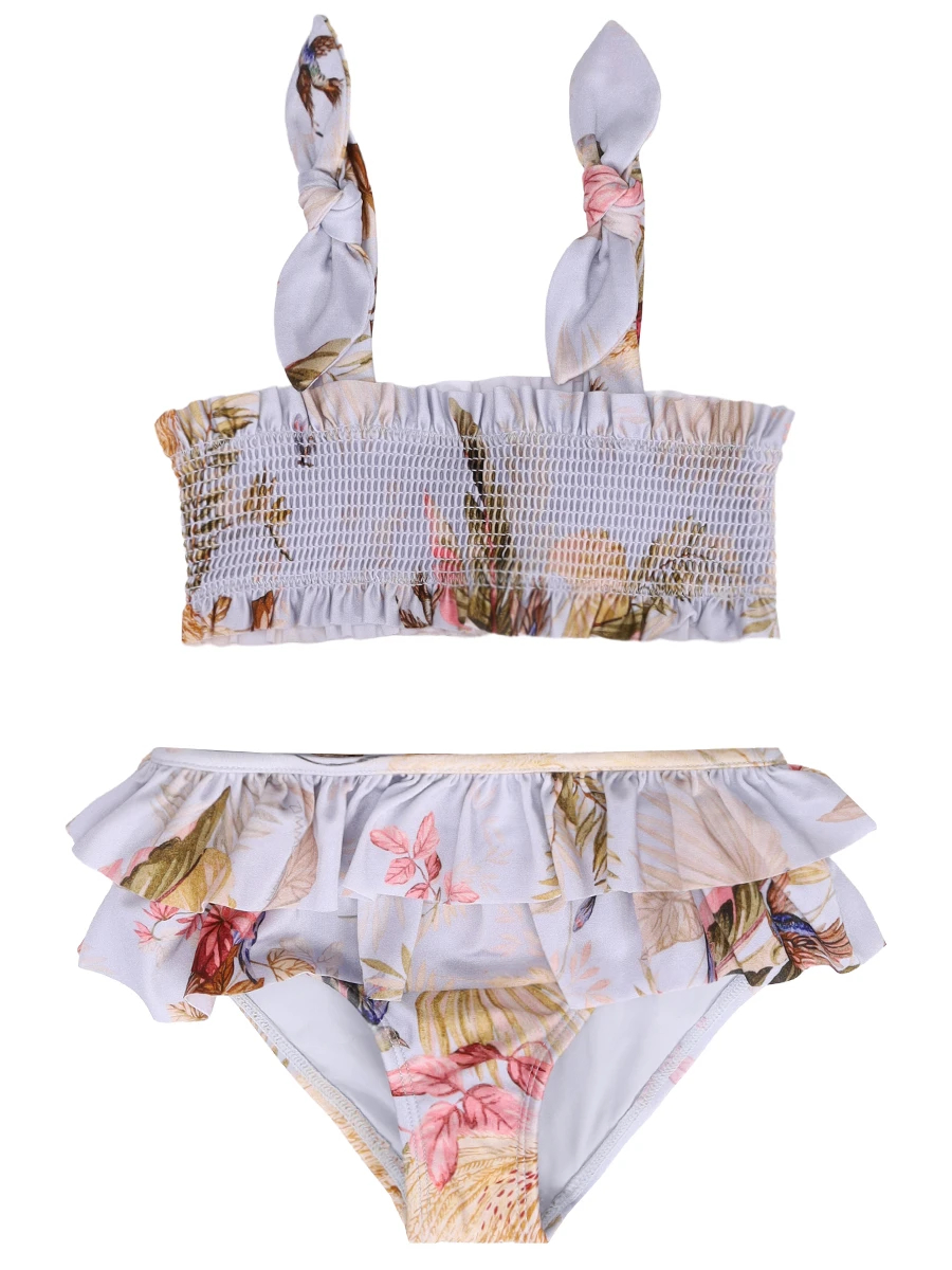 Купальник раздельный с принтом