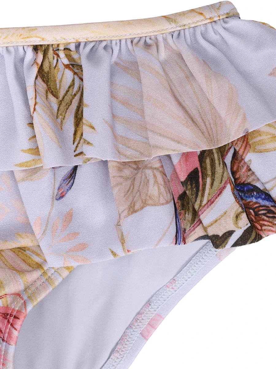 Купальник раздельный с принтом