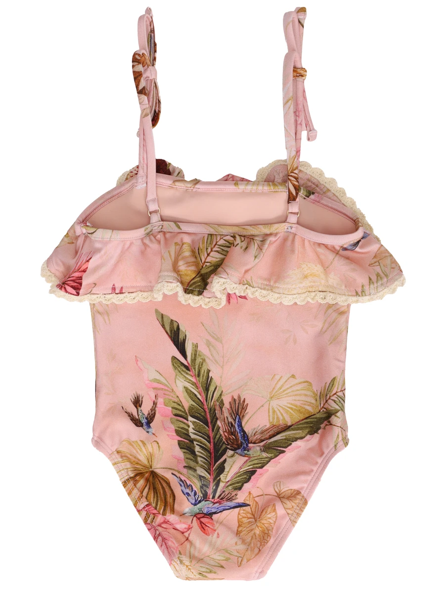 Купальник сплошной с принтом