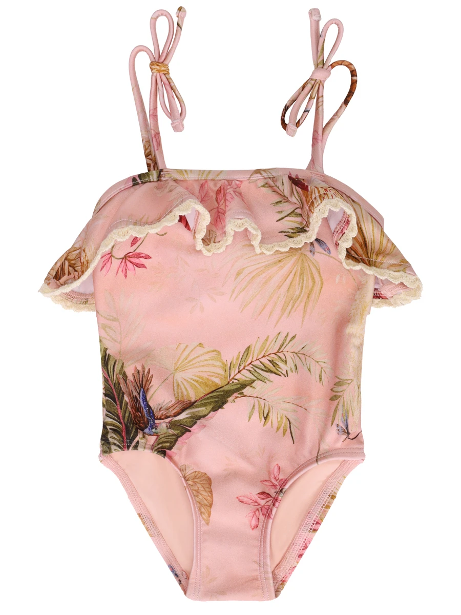 Купальник сплошной с принтом