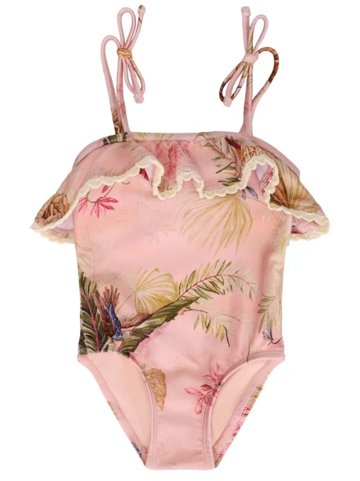 Купальник сплошной с принтом ZIMMERMANN