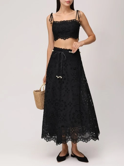 Юбка хлопковая ZIMMERMANN