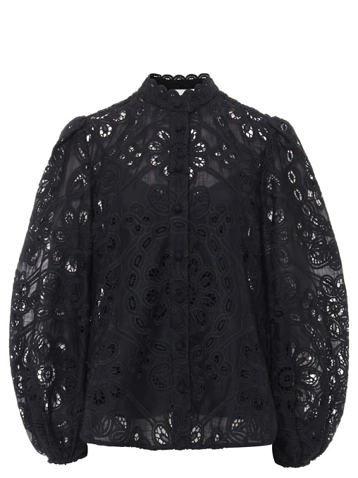 Блуза хлопковая ZIMMERMANN