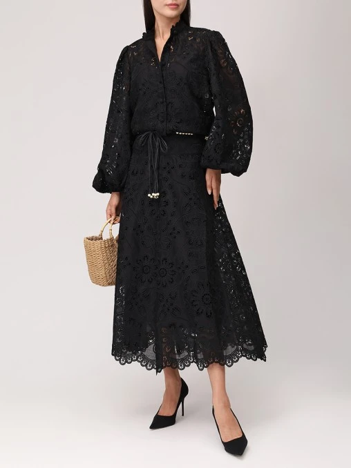 Блуза хлопковая ZIMMERMANN