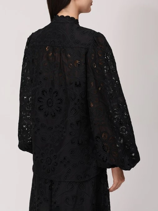Блуза хлопковая ZIMMERMANN