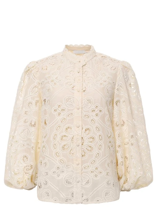 Блуза хлопковая ZIMMERMANN