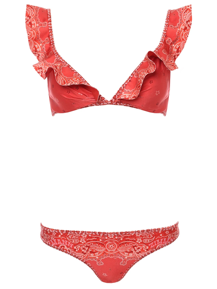 Купальник-бикини с принтом