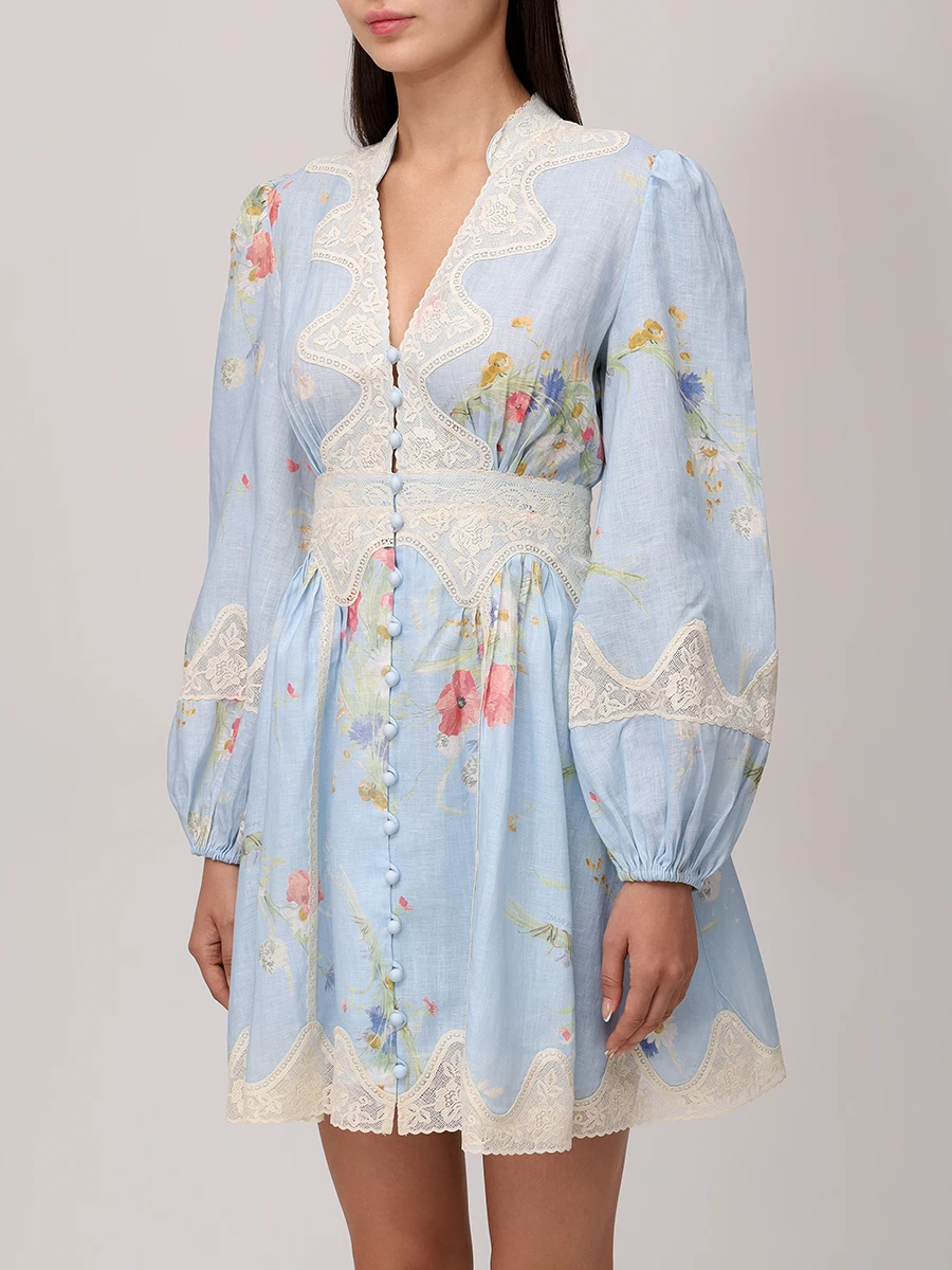 Платье льняное