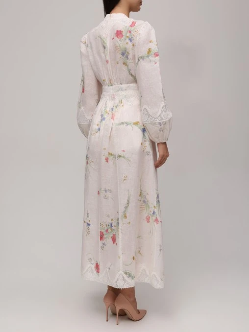 Платье льняное ZIMMERMANN