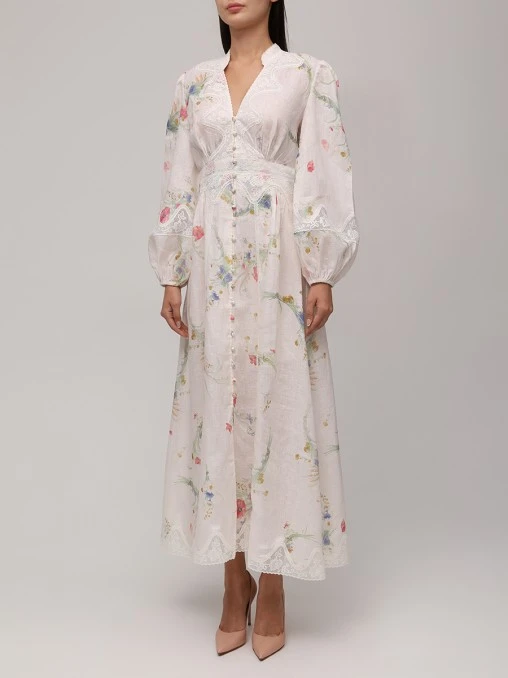 Платье льняное ZIMMERMANN