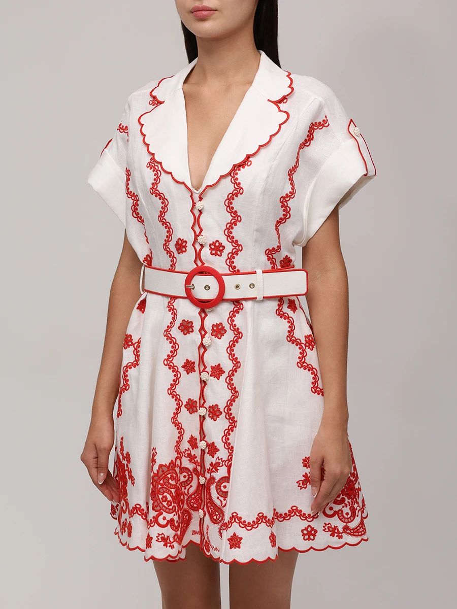 Платье льняное