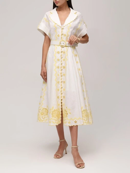 Платье льняное ZIMMERMANN