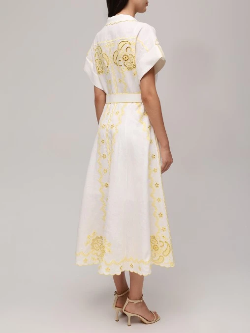 Платье льняное ZIMMERMANN