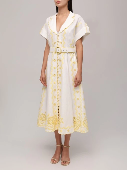 Платье льняное ZIMMERMANN