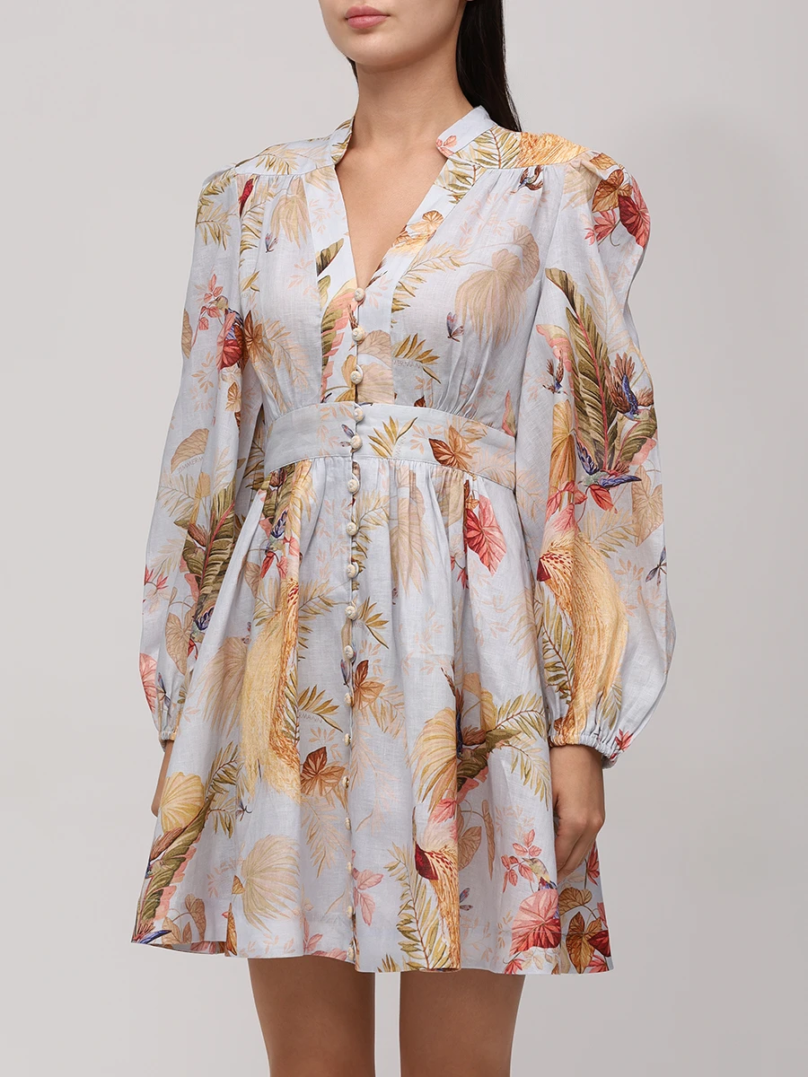 Платье льняное