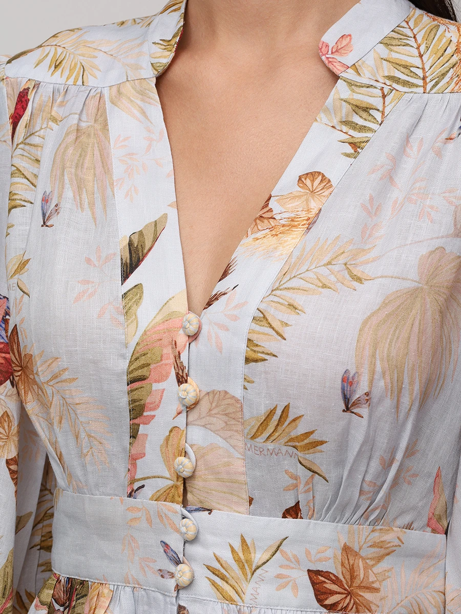 Платье льняное