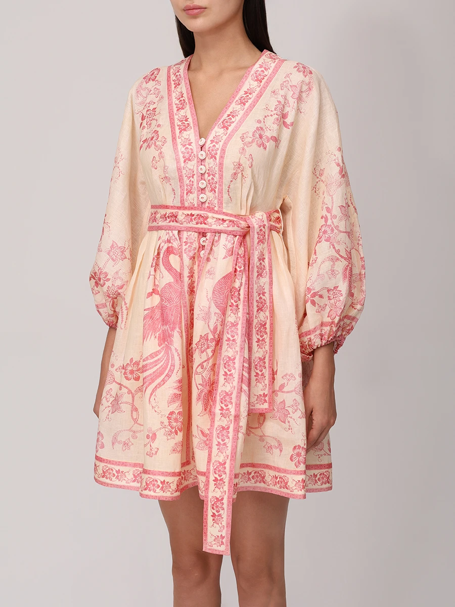 Платье льняное