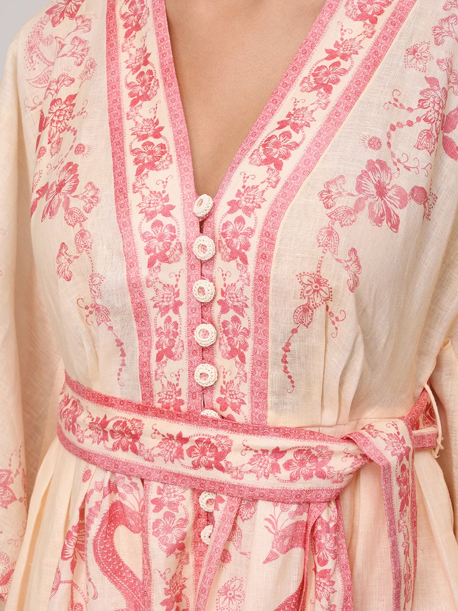 Платье льняное